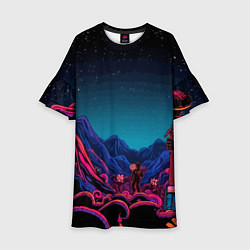 Детское платье Psychedelic music art