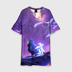 Платье клеш для девочки Ori and the Will of the Wisps, цвет: 3D-принт