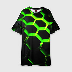 Детское платье Neon Honeycombs 2