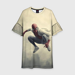 Детское платье Человек паук в прыжке