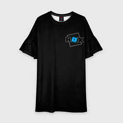 Платье клеш для девочки ROX - Roblox, цвет: 3D-принт