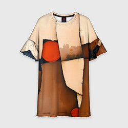 Детское платье Фрагментированная композиция