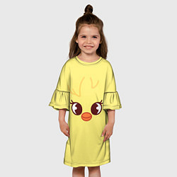 Платье клеш для девочки BbokAri skzoo, цвет: 3D-принт — фото 2