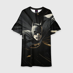 Детское платье Бэтмен черный плащ