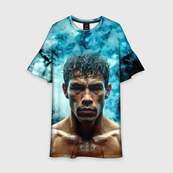 Платье клеш для девочки Артуро Гатти в дыму, цвет: 3D-принт