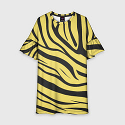 Детское платье Светлый тигровый паттерн