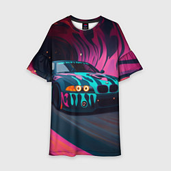 Детское платье БМВ граффити стиль