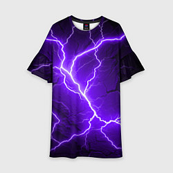 Детское платье Color purple black