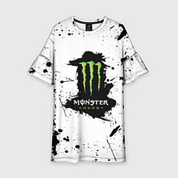 Детское платье Monster energy брызги красок