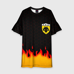 Детское платье AEK fire hexagon