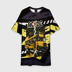 Детское платье ACDC в автобусе