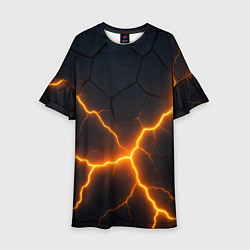 Детское платье Молнии и черные плиты