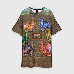 Детское платье HOMM3 Dragons Battle 2