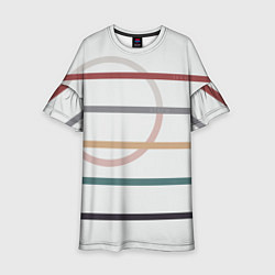 Детское платье Stripes and circle