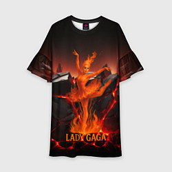 Детское платье Леди Гага огненная балерина