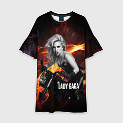 Детское платье Леди Гага на мотоцикле