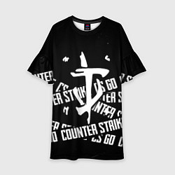 Платье клеш для девочки Doom x counter strike, цвет: 3D-принт