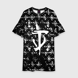 Платье клеш для девочки Doom x farcry game, цвет: 3D-принт