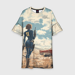 Детское платье Fallout девушка в пустоши