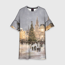 Детское платье Новогодние гуляния в Москве