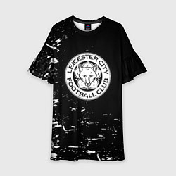 Детское платье Лестер сити краски белые