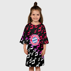 Платье клеш для девочки Бавария Мюнхен jojo anime, цвет: 3D-принт — фото 2