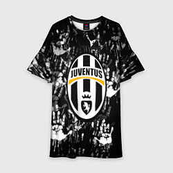 Детское платье Ювентус текстура руки краски