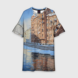 Детское платье Зимний Санкт-Петербург