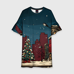 Детское платье Новогодняя ночь