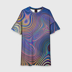 Детское платье Абстрактная рябь