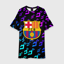 Детское платье Barcelona x jojo pattern neon