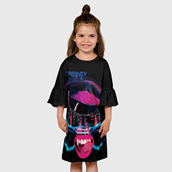 Платье клеш для девочки The Prodigy, цвет: 3D-принт — фото 2