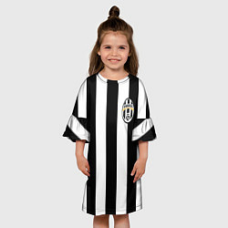 Платье клеш для девочки Juventus: Pirlo, цвет: 3D-принт — фото 2