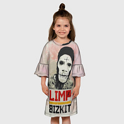 Платье клеш для девочки Limp Bizkit, цвет: 3D-принт — фото 2