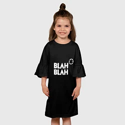 Платье клеш для девочки Blah-blah, цвет: 3D-принт — фото 2