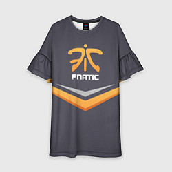 Платье клеш для девочки Fnatic Arrows, цвет: 3D-принт