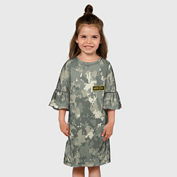 Платье клеш для девочки AB IV -, цвет: 3D-принт — фото 2