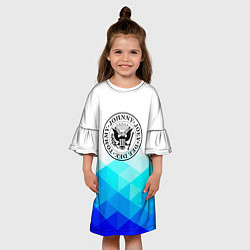 Платье клеш для девочки Ramones Geomerty, цвет: 3D-принт — фото 2