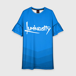 Платье клеш для девочки Luminosity Uniform, цвет: 3D-принт