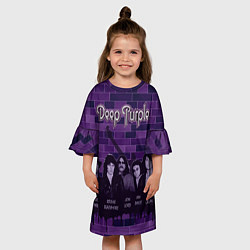 Платье клеш для девочки Deep Purple, цвет: 3D-принт — фото 2