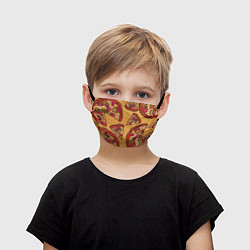 Маска для лица детская Пицца, цвет: 3D-принт