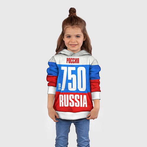 Детская толстовка Russia: from 750 / 3D-Белый – фото 4