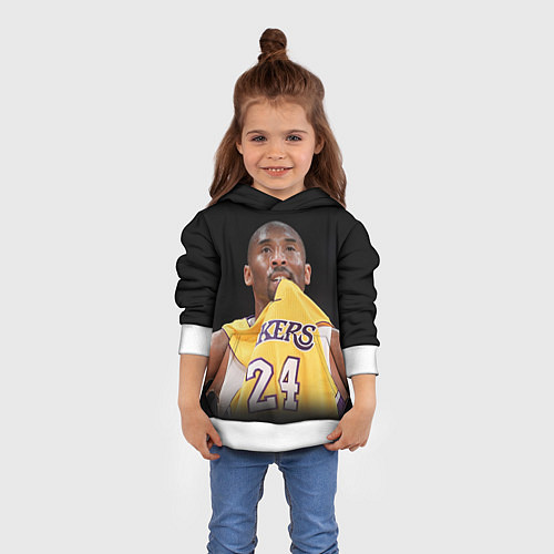 Детская толстовка Kobe Bryant / 3D-Белый – фото 4