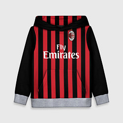 Толстовка-худи детская Milan FC: Fly Emirates, цвет: 3D-меланж