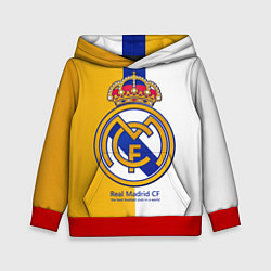 Толстовка-худи детская Real Madrid CF, цвет: 3D-красный