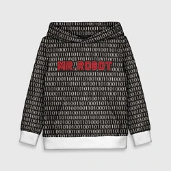 Детская толстовка Mr. Robot: Binary code