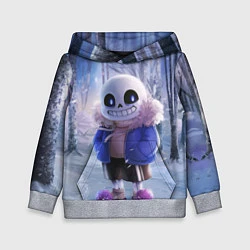 Детская толстовка Winter forest & Sans