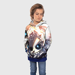 Толстовка-худи детская Sans and snow, цвет: 3D-синий — фото 2