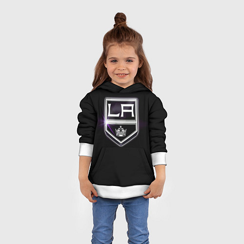 Детская толстовка Los Angeles Kings / 3D-Белый – фото 4