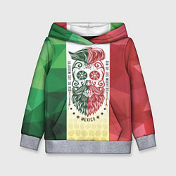 Толстовка-худи детская Мексика, цвет: 3D-меланж